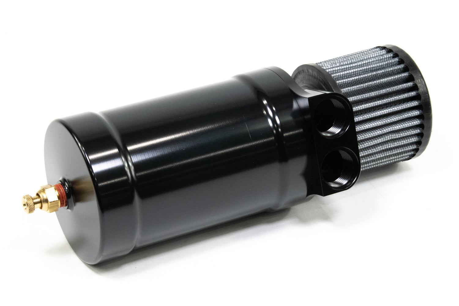 Top Loader Billet Oil Catch Can (Dual 10AN Port) 32-100-Motion Raceworks-Motion Raceworks