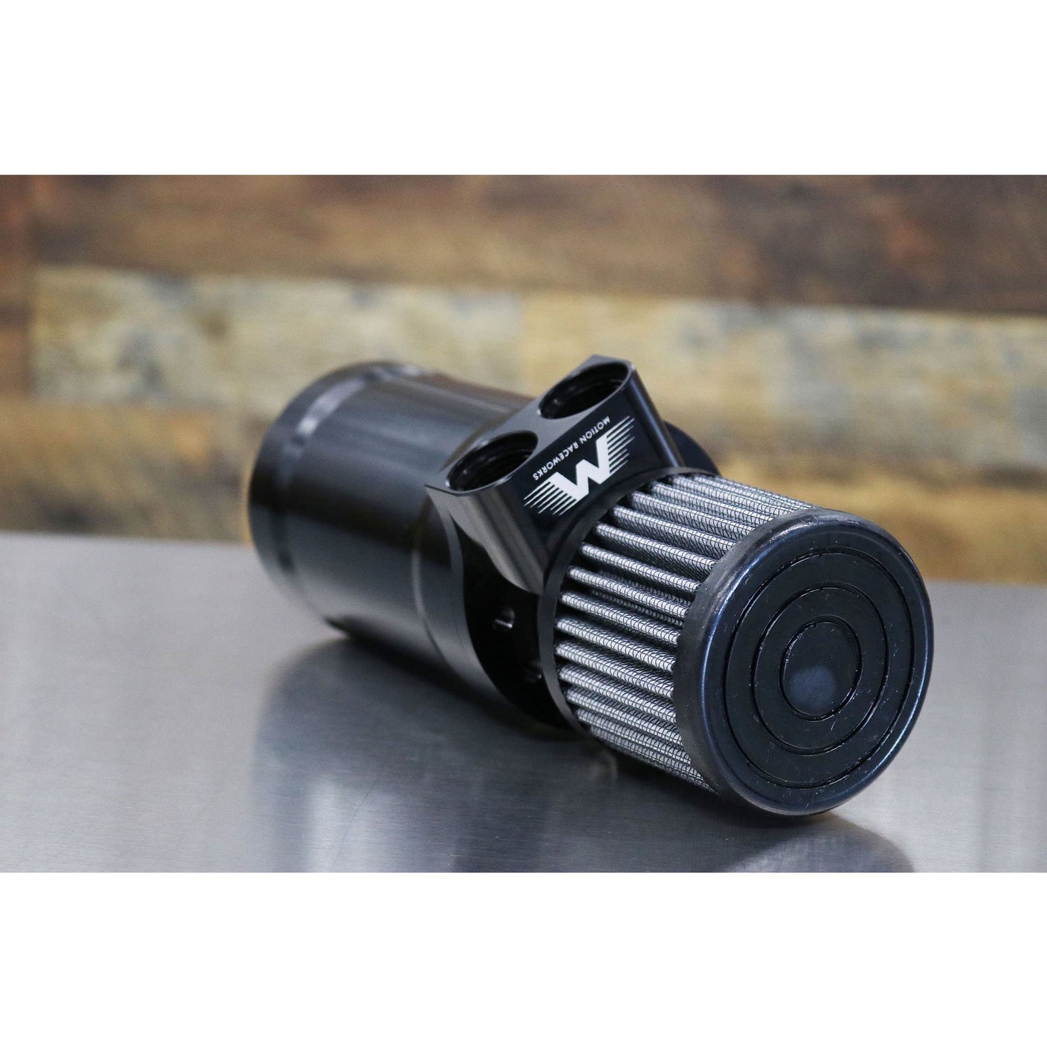Top Loader Billet Oil Catch Can (Dual 10AN Port) 32-100-Motion Raceworks-Motion Raceworks