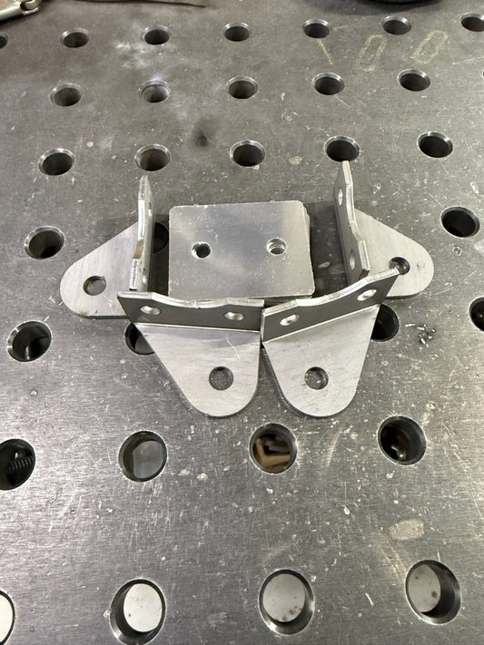 Replacement door hinge brackets