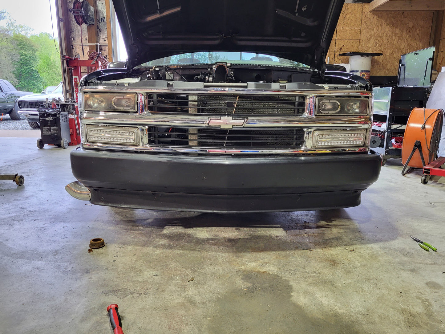 OBS 1994-1998 GM Trucks Radiator Support